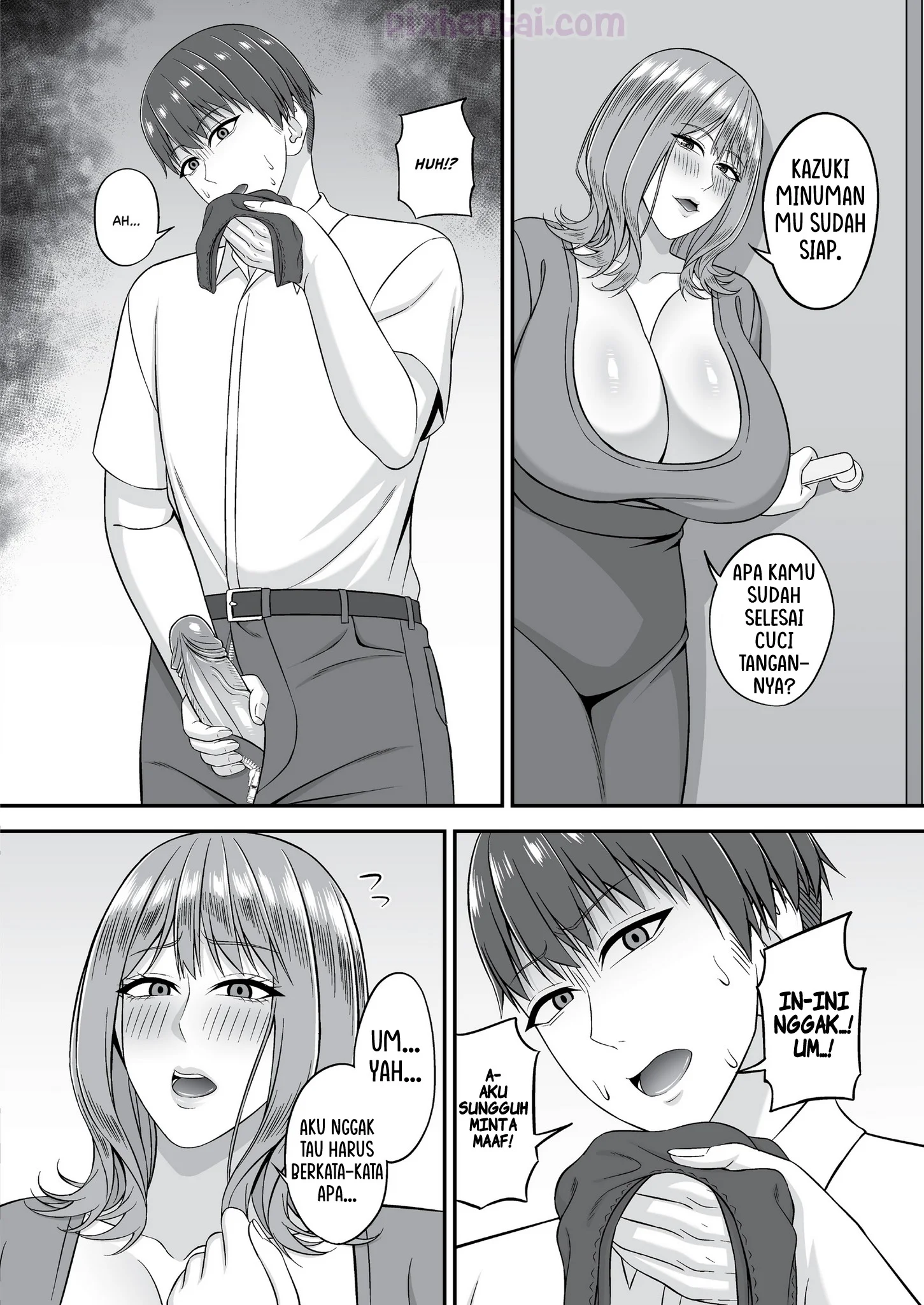 Komik hentai xxx manga sex bokep Skin to Skin with My Friends Busty Mom 10